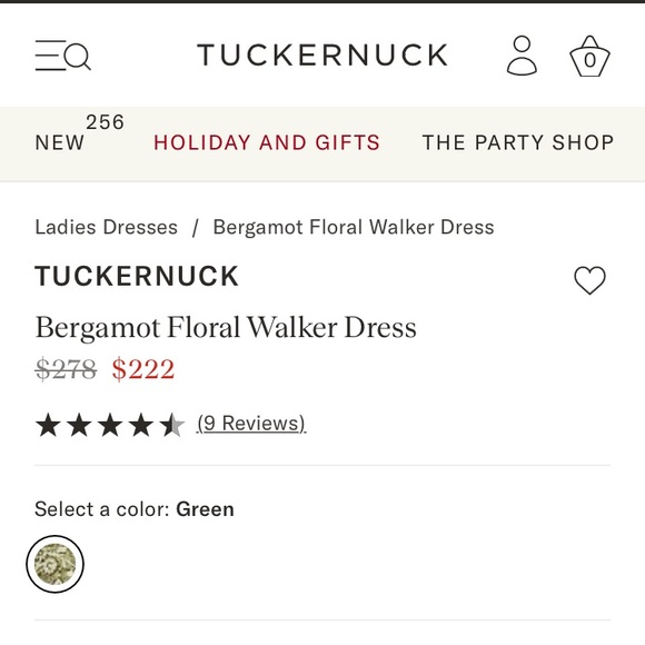 New: Tuckernuck Bergamot Floral Walker Dress. With Pockets. Size Small - Picture 5 of 15